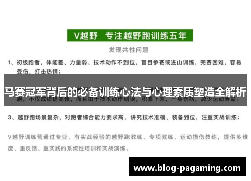 马赛冠军背后的必备训练心法与心理素质塑造全解析 马赛冠军背后的必备训练心法与心理素质塑造全解析